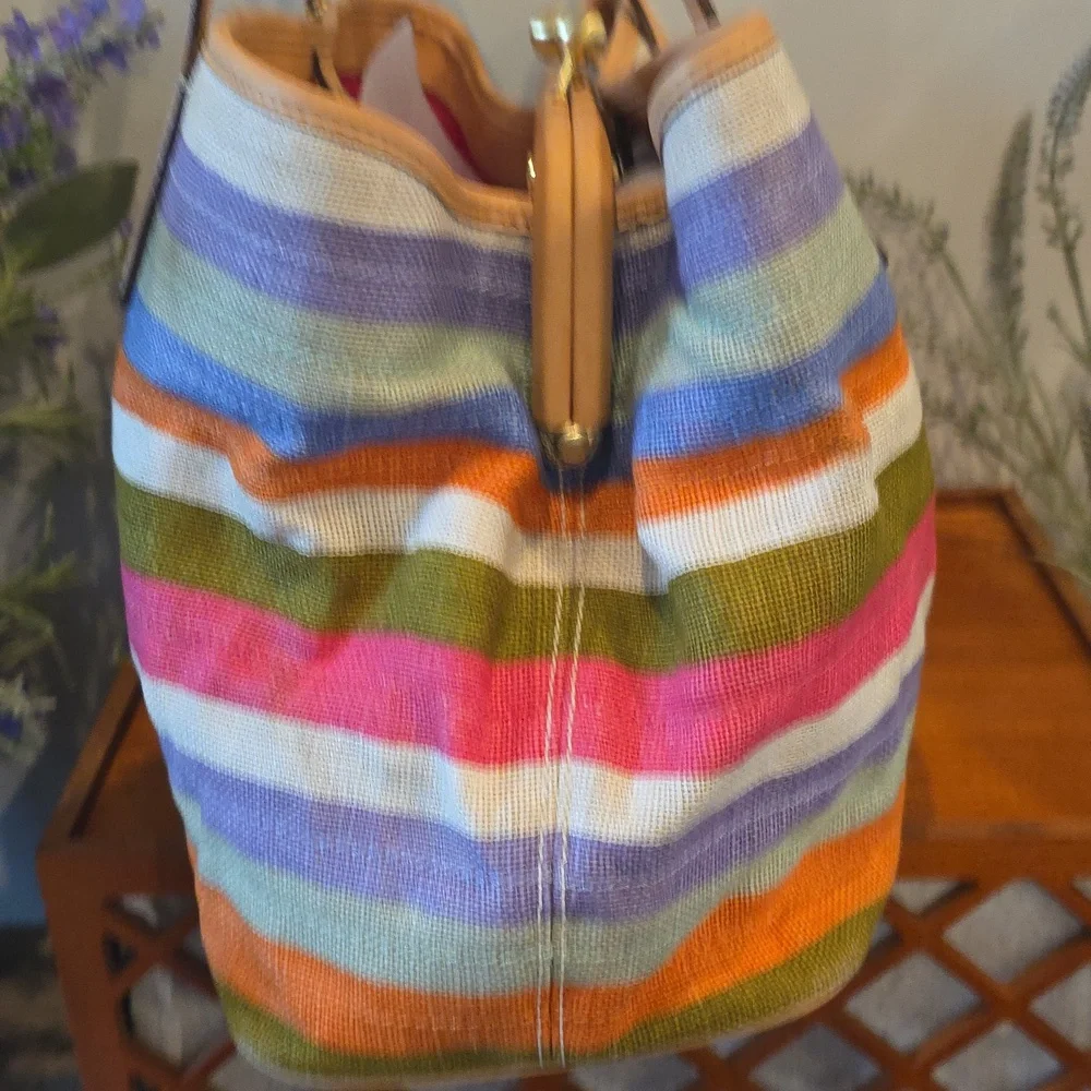 Coach HAMPTONS 10TH ANNIVERSARY ARCHIVE EDITION VACHETTA AND CANVAS 2 PC SET - Picture 4 of 14